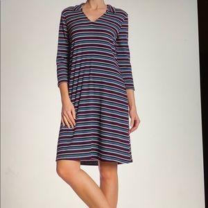 Como Vintage Polo Striped Knit Dress - Sz S